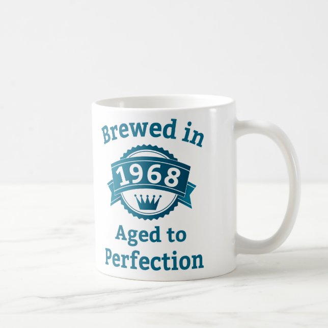 Taza De Café Elaborado en 1968, edad de la perfección (Derecha)