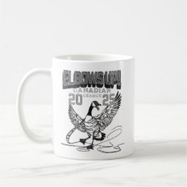 Taza De Café Elbows UP Canada Gol Hockey Culture