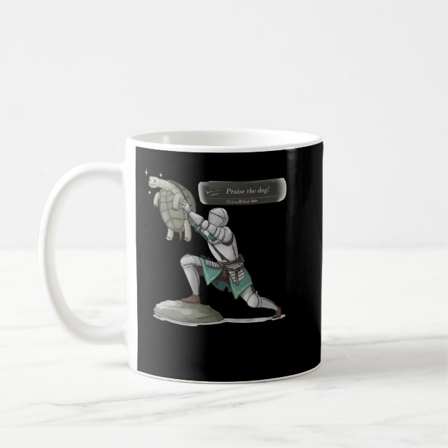 Taza De Café Elden Ring - Elogio al perro Clásico (Izquierda)