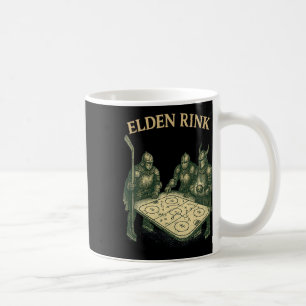 Taza De Café Elden Rink Caballero de Hockey Divertido Parodia F