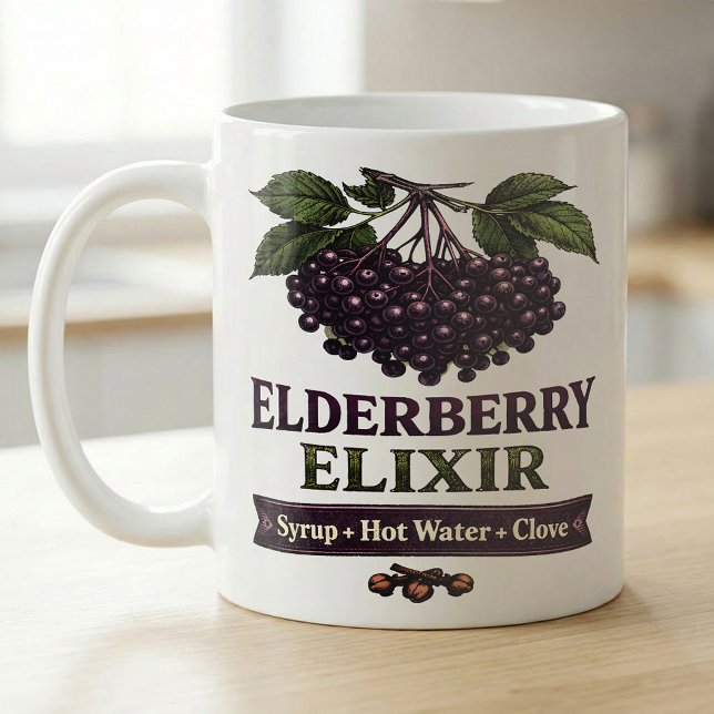 Taza De Café Elderberry Elixir Cozy Winter Recipe (Subido por el creador)