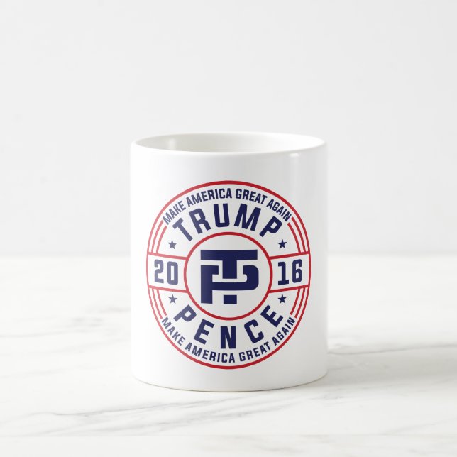 Taza De Café Elección 2016 de los peniques del triunfo (Centro)