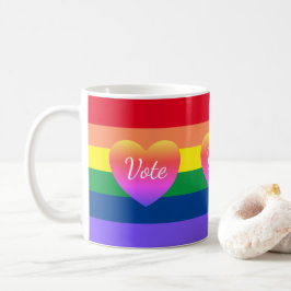 Taza De Café Elección 2024 del Día del Arcoiris, Orgullo Gay