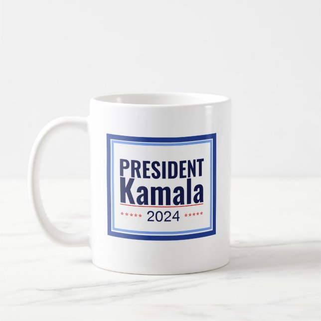 Taza De Café Elección del presidente Kamala 2024 (Izquierda)