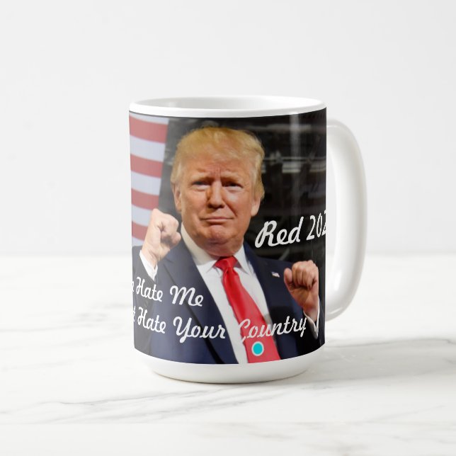 Taza De Café Elecciones 2024 con declaración patriótica de Dona (Anverso derecho)