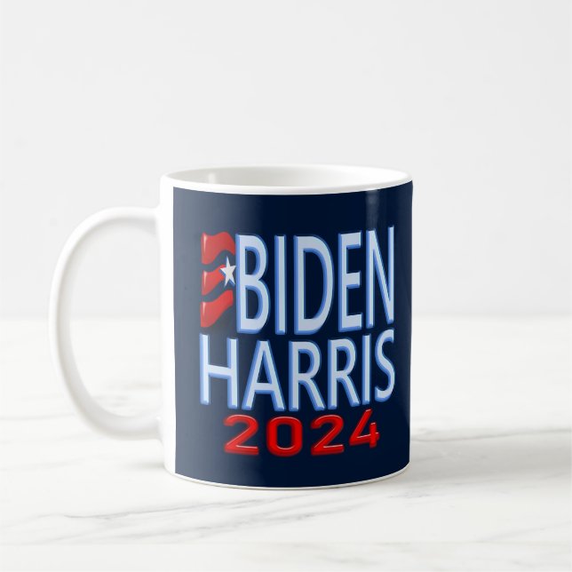 Taza De Café Elecciones Biden Harris 2024 (Izquierda)