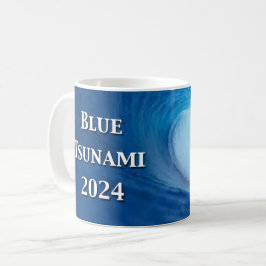Taza De Café Elecciones Blue Tsunami 2024