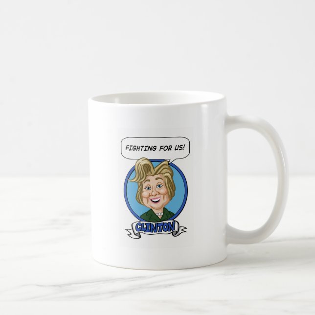 Taza De Café Elecciones de Hilary Clinton 2016 (Derecha)