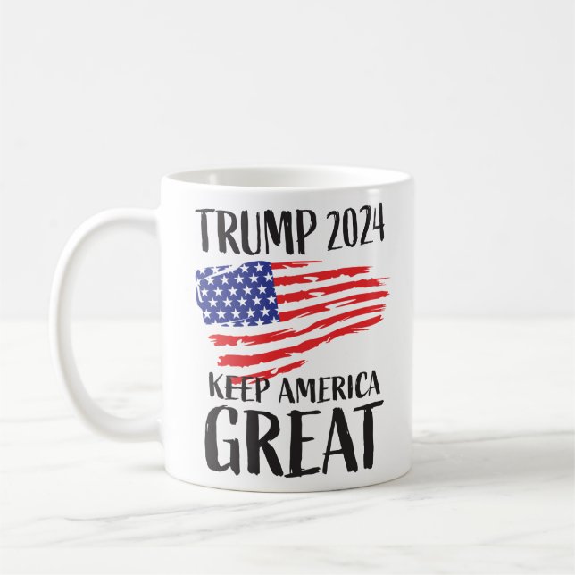 Taza De Café Elecciones de Trump en 2024 (Izquierda)