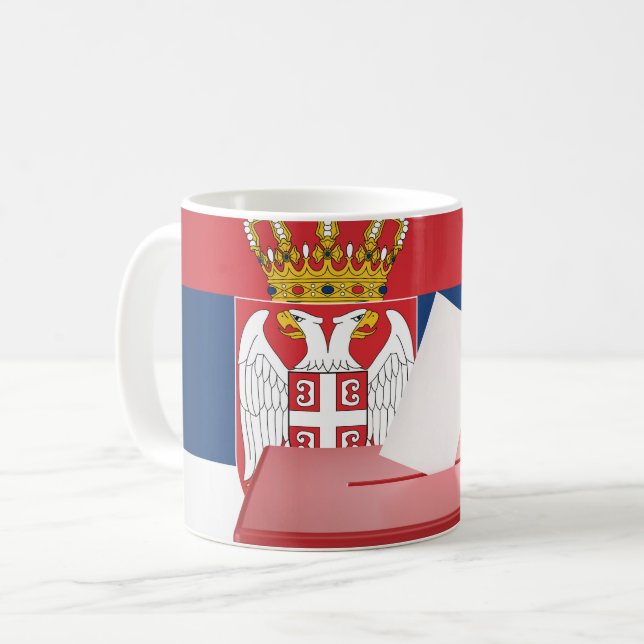 Taza De Café Elecciones en Serbia (Anverso izquierdo)