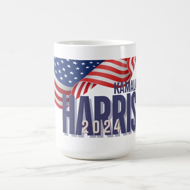 Taza De Café Elecciones Harris 2024 (Centro)