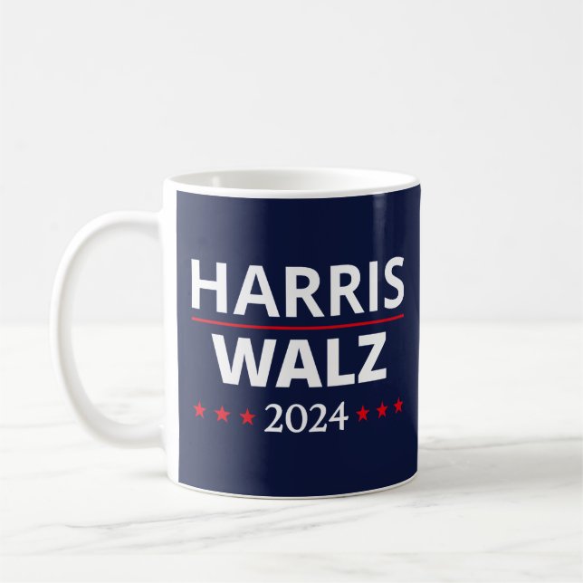Taza De Café Elecciones Harris Walz 2024 III (Izquierda)