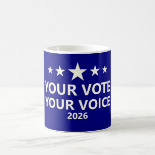 Taza De Café Elecciones Intermedias 2026 Promueven Votar Demócr