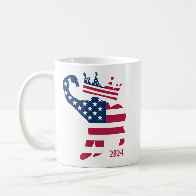 Taza De Café Elecciones presidenciales de Estados Unidos 2024 E (Izquierda)