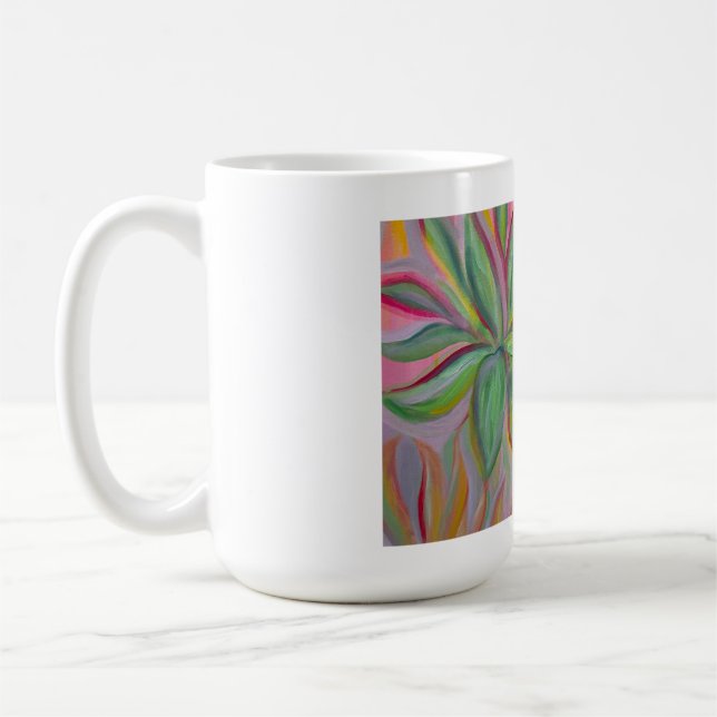 Taza De Café Electric Blooms Mug (Izquierda)