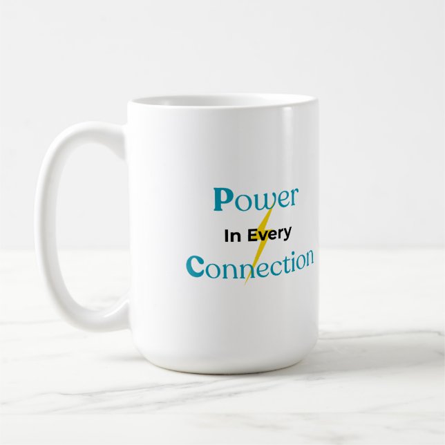 Taza De Café Electric Power Connection Design – (Izquierda)