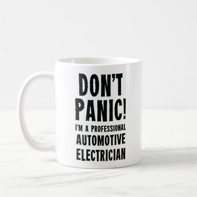 Taza De Café Electricista de automoción (Izquierda)