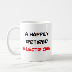 Taza De Café electricista retirado
