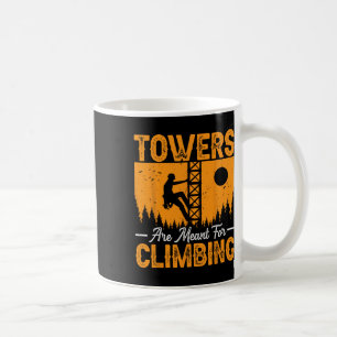 Taza De Café Electricista Subidor de Torres - Las Torres Están