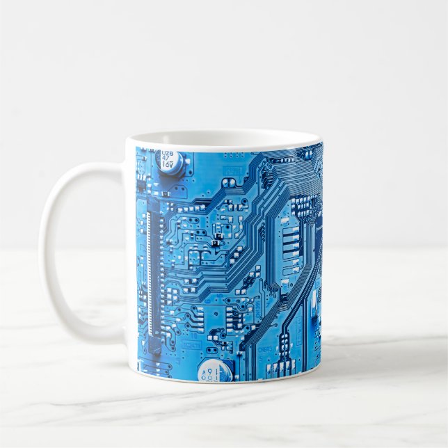 Taza De Café Electronic circuit board close up. circuit,board,s (Izquierda)