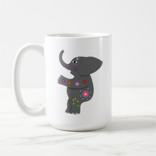 Taza De Café Elefante abundancia