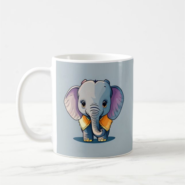 Taza De Café Elefante bebé (Izquierda)