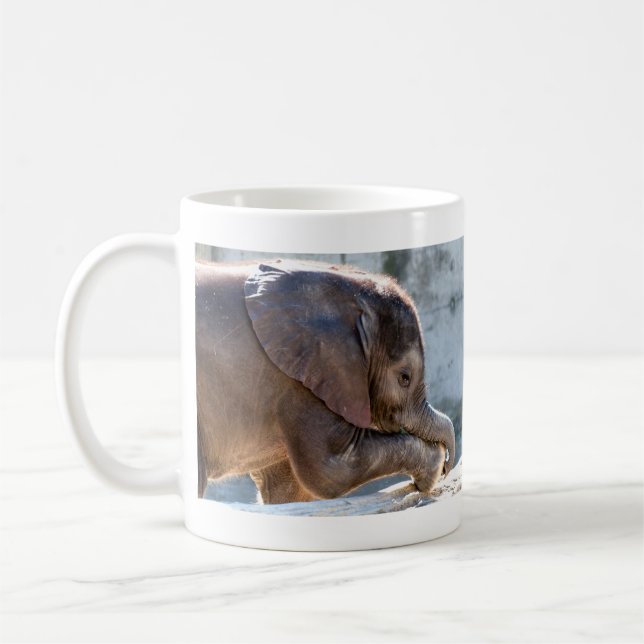 Taza De Café Elefante bebé (Izquierda)