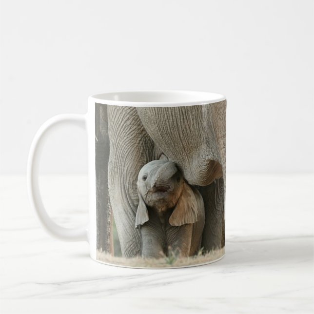 Taza De Café Elefante bebé (Izquierda)