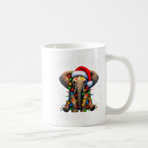 Taza De Café Elefante Blanco Divertido Para Adultos Pjs Menos D