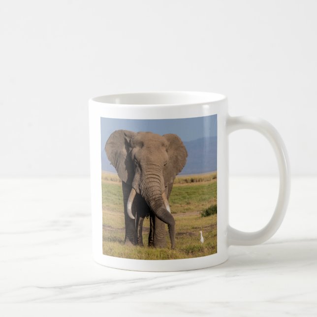 Taza De Café Elefante Buscando (Derecha)