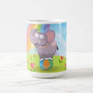 Taza De Café Elefante Circus