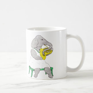 Taza De Café Elefante con la trompa