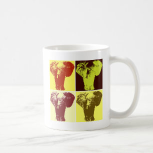 Taza De Café Elefante de arte pop