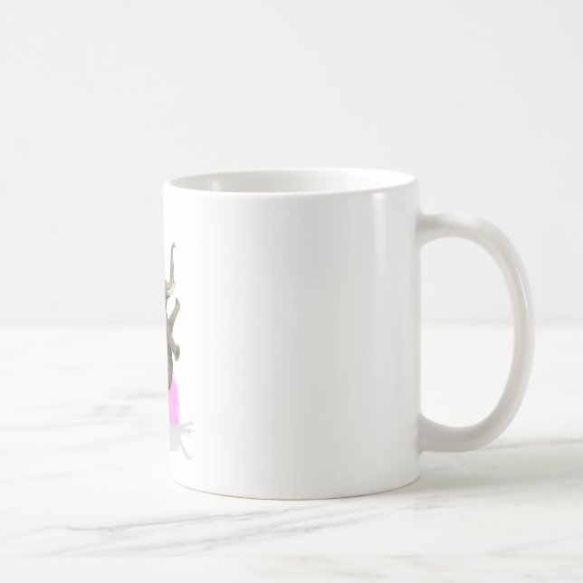 Taza De Café Elefante de ballet en punta (Derecha)