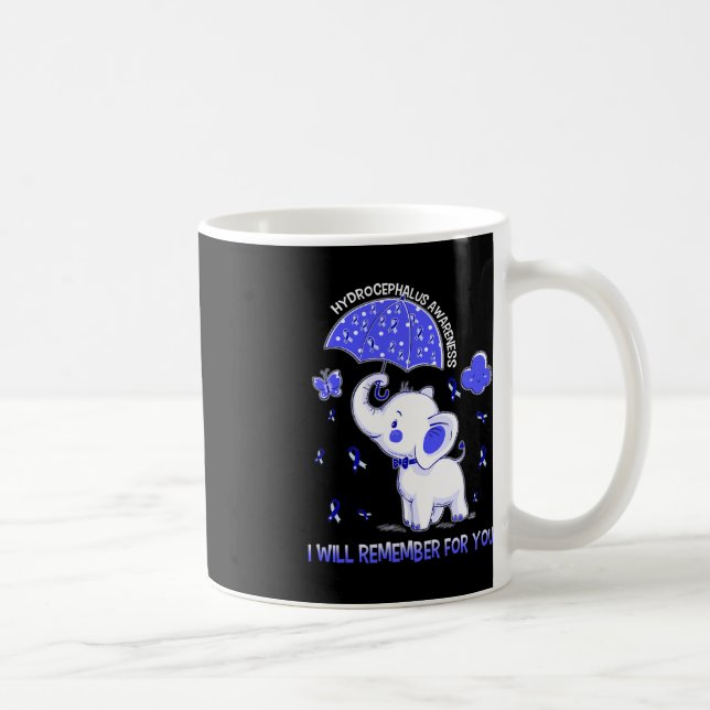 Taza De Café Elefante de Concienciación sobre Hidrocefalia (Derecha)