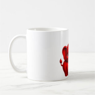 Taza De Café Elefante de dibujos animados lindo
