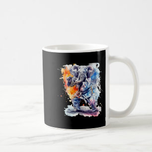 Taza De Café Elefante de Kickboxing Taekwondo Karate MMA Divert