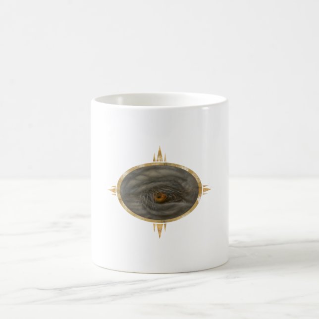 Taza De Café Elefante de Sumatra enmarcado (Centro)