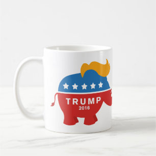 Taza De Café Elefante del GOP del triunfo II