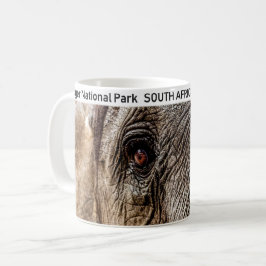 Taza De Café Elefante del Parque Nacional Kruger