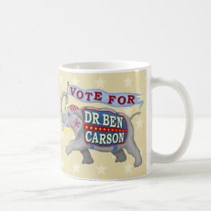 Taza De Café Elefante del presidente 2016 republicano de Ben