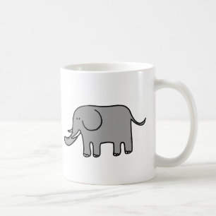 Taza De Café Elefante divertido