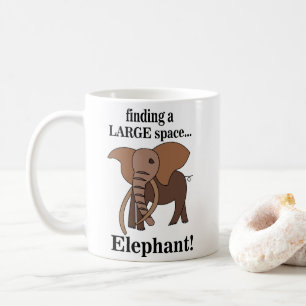 Taza De Café Elefante Divertido