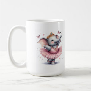 Taza De Café Elefante en el ballet