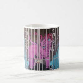 Taza De Café Elefante enjaulado