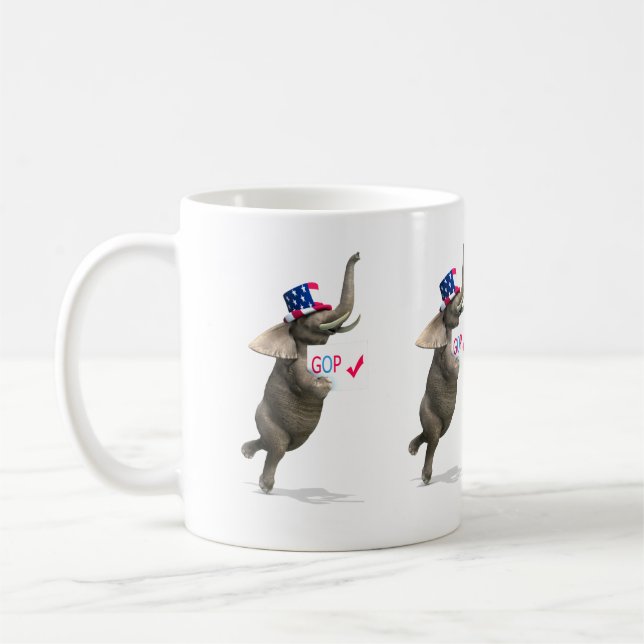 Taza De Café Elefante GOP (Izquierda)