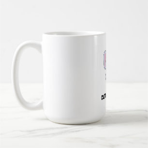 Taza De Café Elefante lindo con banda de flor