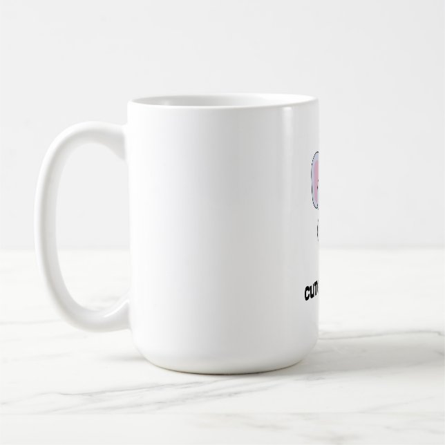 Taza De Café Elefante lindo con banda de flor (Izquierda)