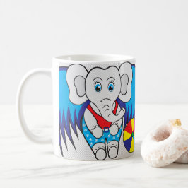 Taza De Café Elefante Majestuoso: un símbolo de fuerza y gracia