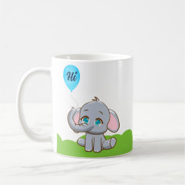 Taza De Café elefante personalizado lindo Café Mug